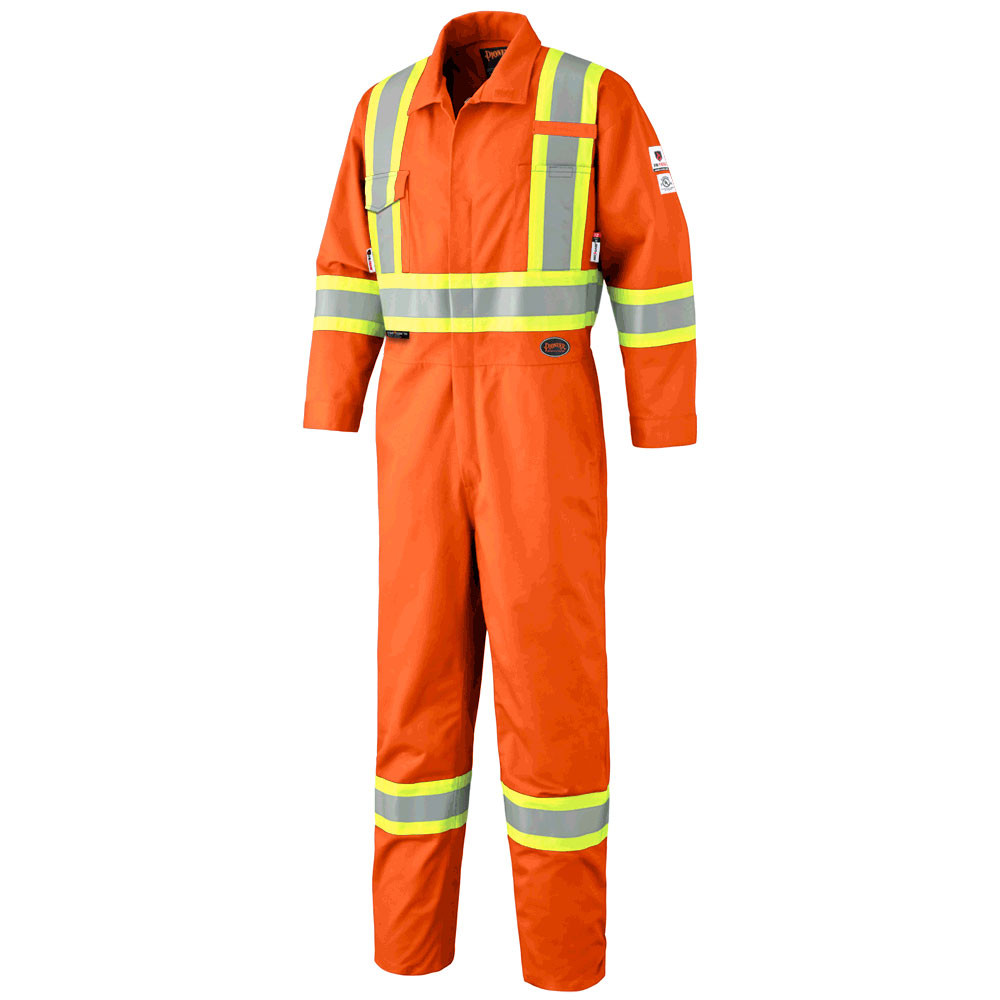 pezorange  Pioneer 7702 FR-Tech™ Flame Resistant 7 oz Safety Coverall - Hi