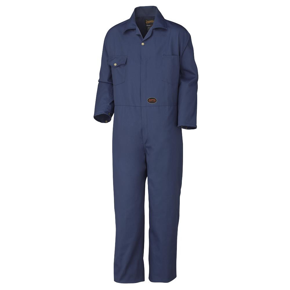 Pioneer 515 Poly/Cotton Coverall - Navy | SafetyWear.ca