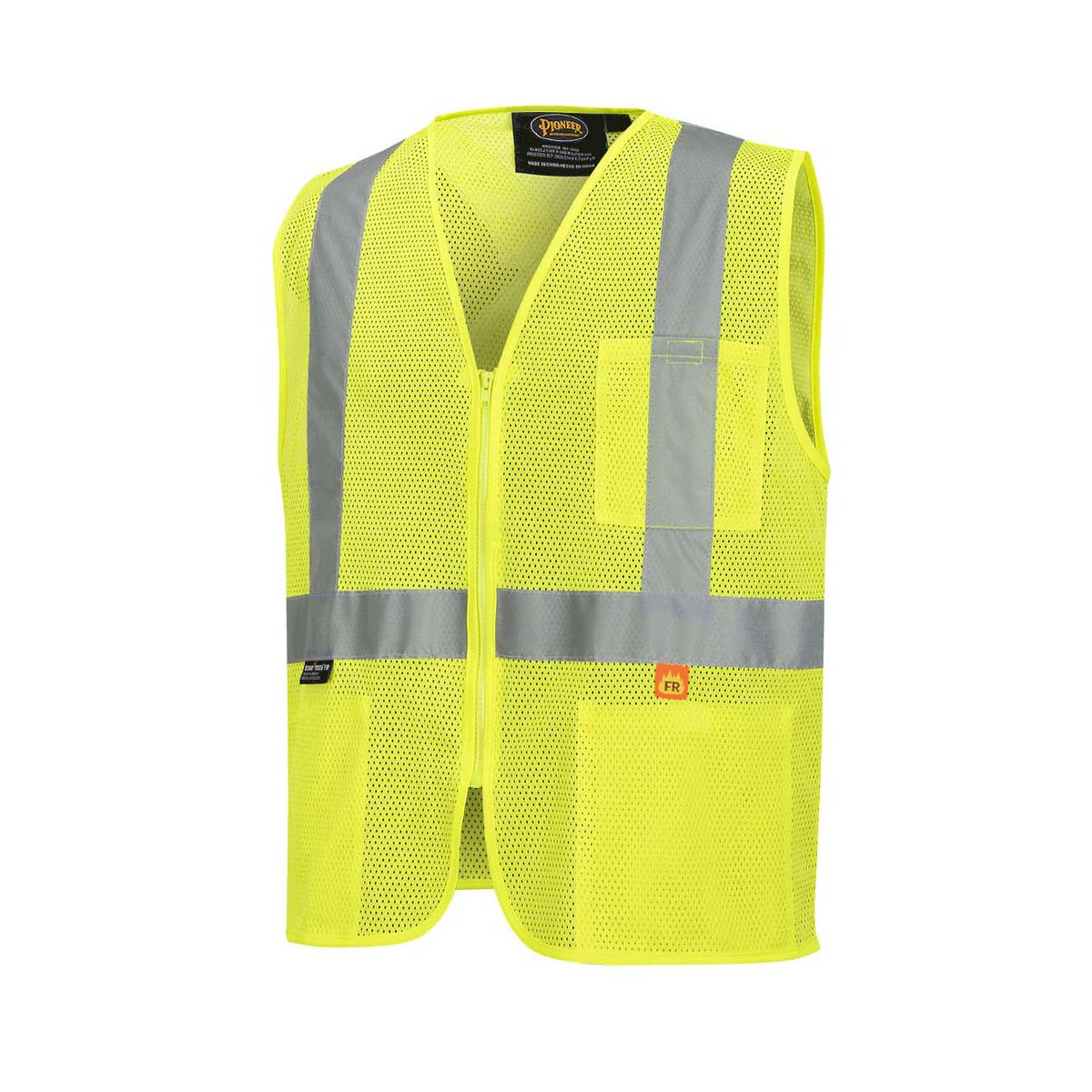 Pioneer FR Hi-Vis Poly Mesh Safety Vest