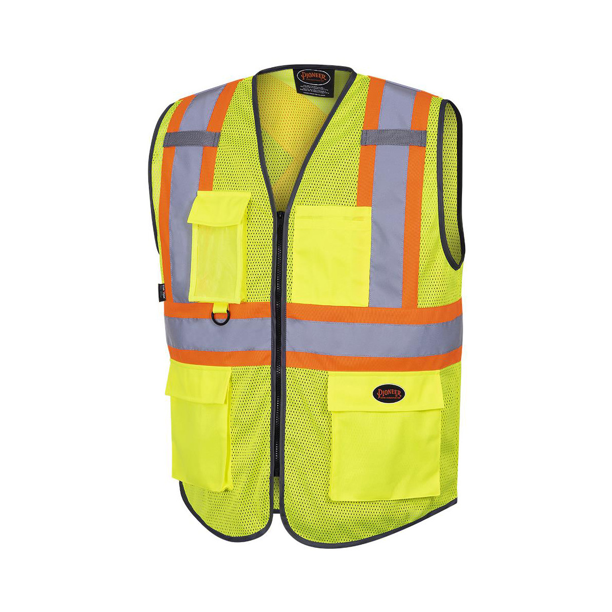 Pioneer Mesh Poly Hi-Vis Safety Vest | SafetyWear.ca