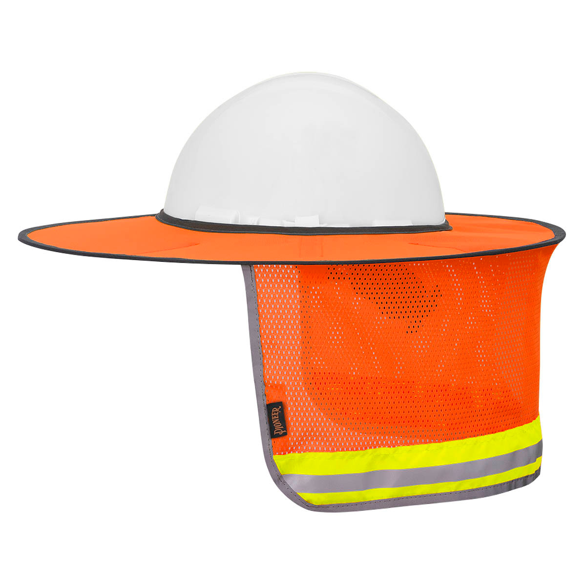 Pioneer Hi-Vis Hard Hat foldable Sun Shade | SafetyWear.ca