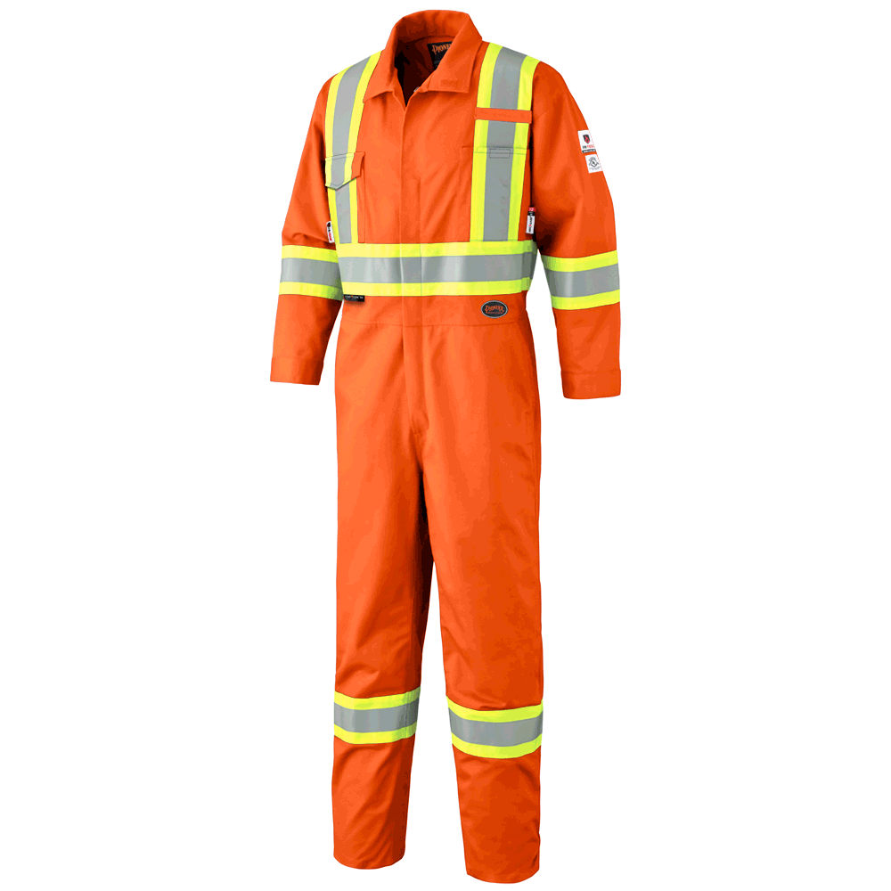 jun2 Pioneer 7702 FR-Tech™ Flame Resistant 7 oz Safety Coverall - Hi