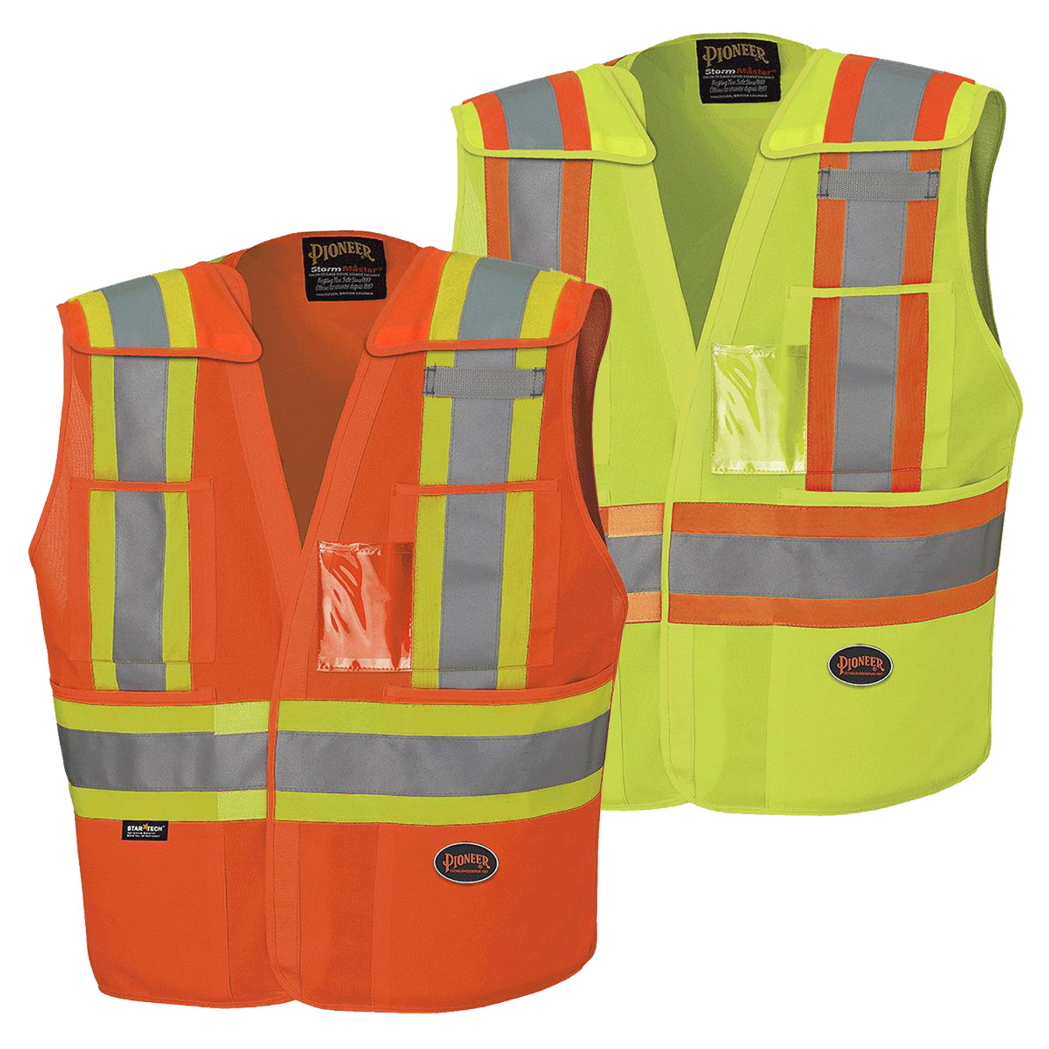 Pioneer Drop Shoulder Safety Hi-Vis Tear Away Vest