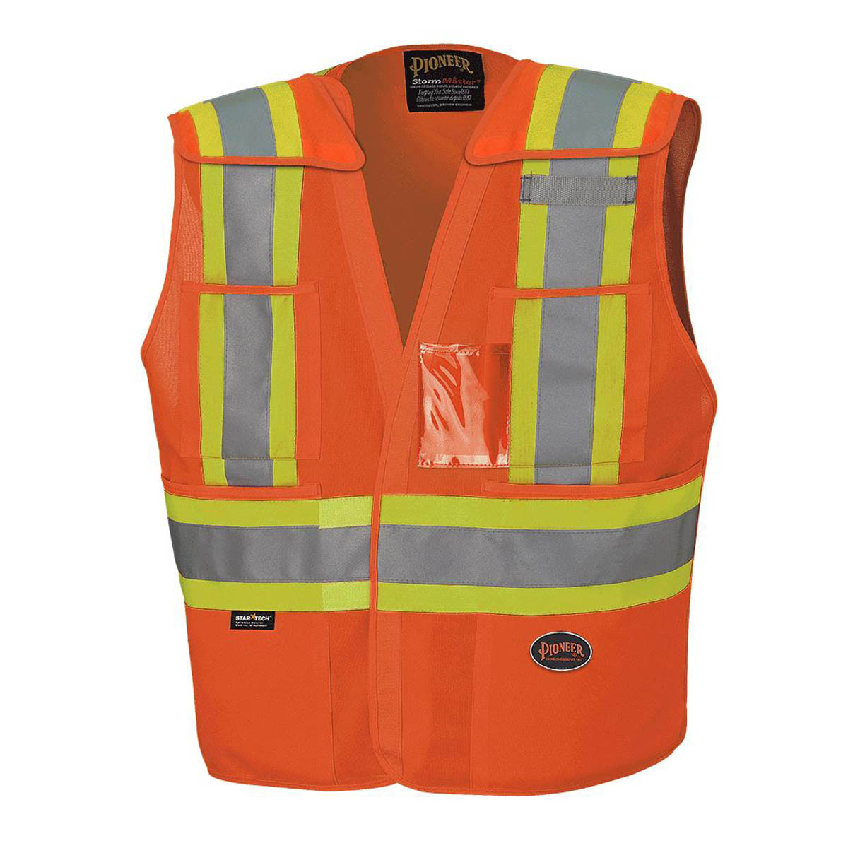 Pioneer Drop Shoulder Safety Hi-Vis Tear Away Vest