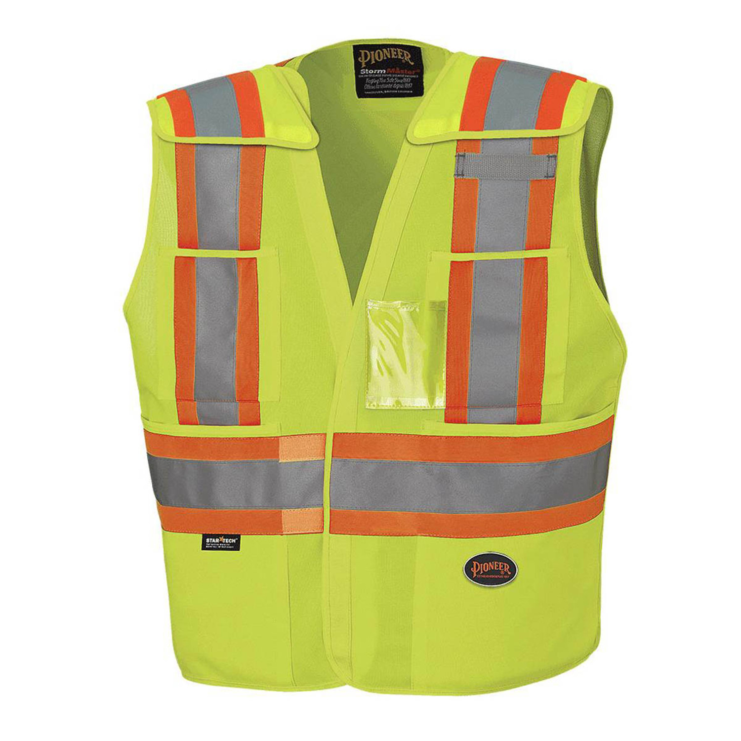 Pioneer Drop Shoulder Safety Hi-Vis Tear Away Vest