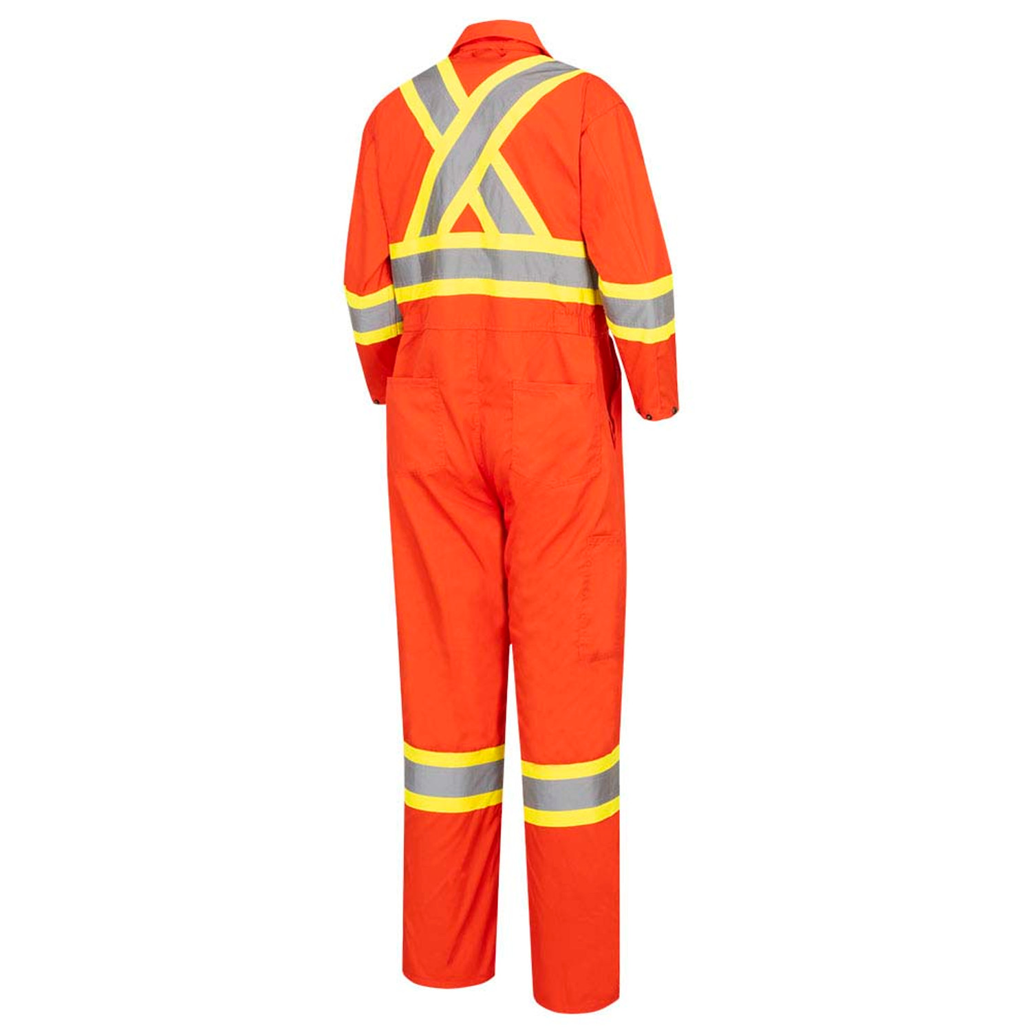 Pioneer 5514 Safety Poly/Cotton Coverall - Orange