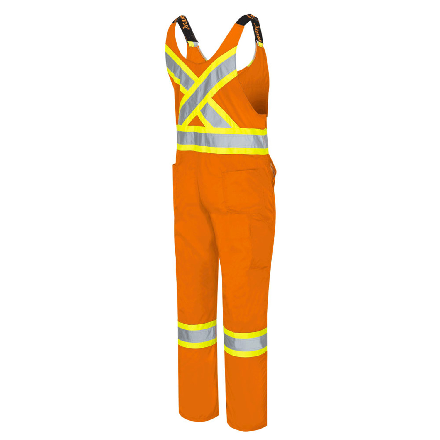 Pioneer 6617 Safety Poly/Cotton Overalls - Hi-Vis Orange