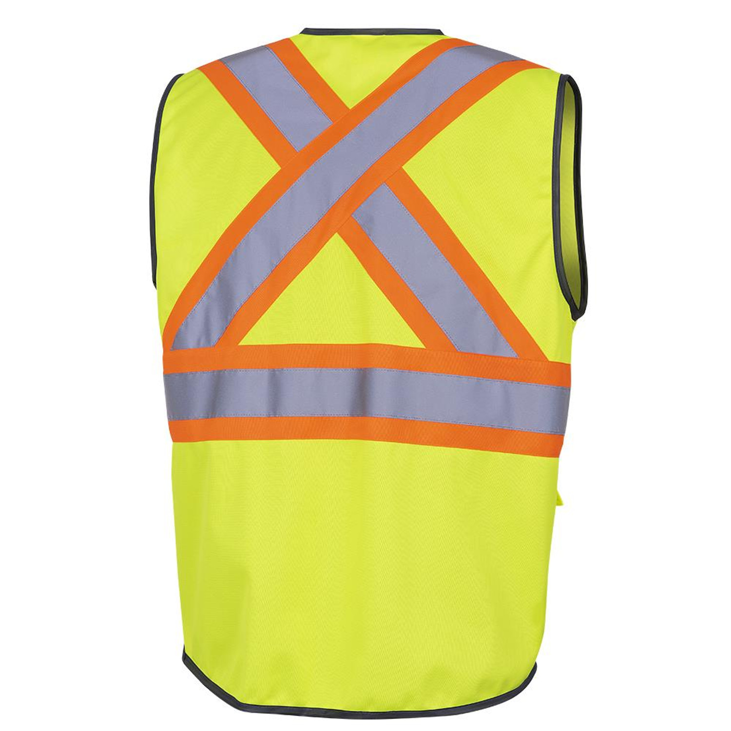 Pioneer Tricot Poly Zipper Front Multipockets Hi-Vis Safety Vests