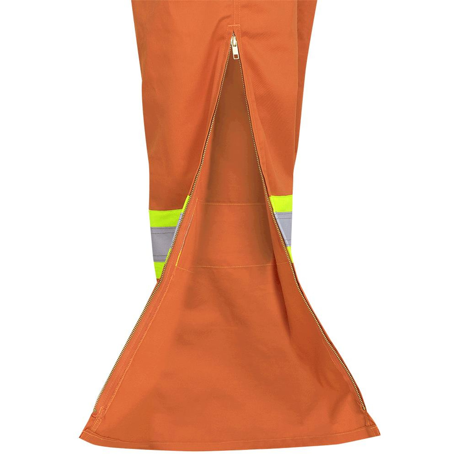 Pioneer 6617Z Poly/Cotton Safety Overalls - Hi-Vis Orange