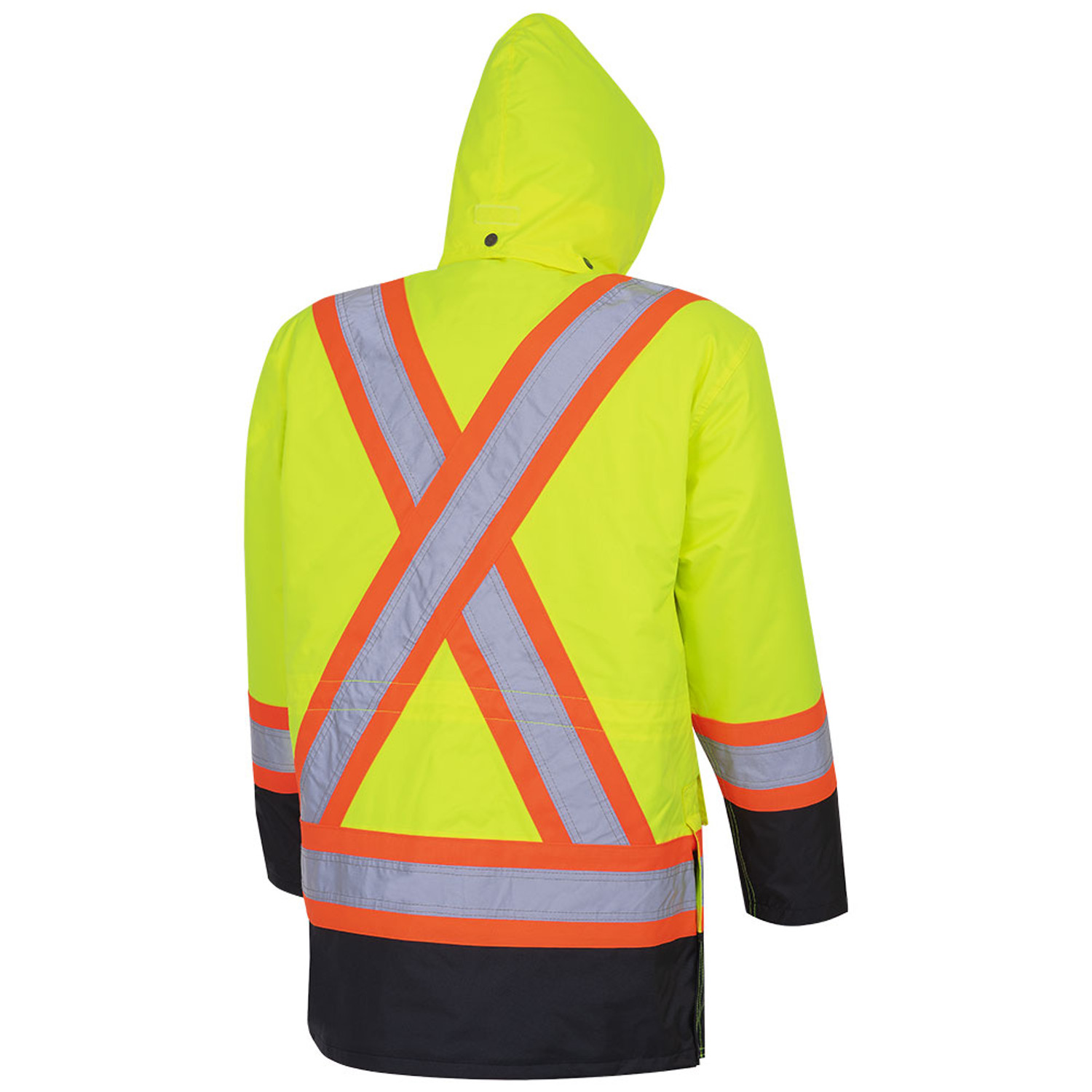 Pioneer 5021BB Waterproof 7-IN-1 Safety Parkas - Hi-Vis Yellow/Green