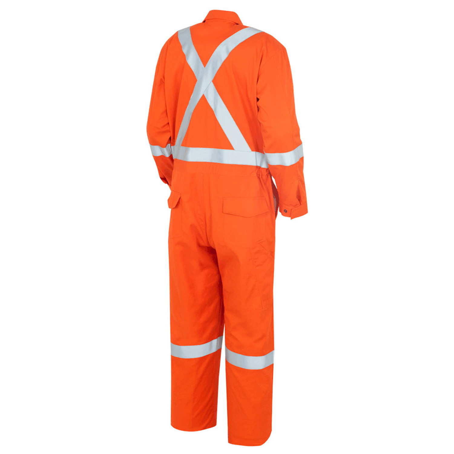 Pioneer 7708AT Flame Resistant/ARC Rated Industrial Wash Suitable Coveralls  - Hi-Vis Orange (Tall)