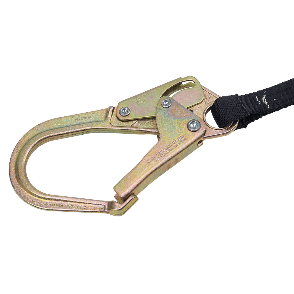 LAN 廻 Peakworks SA-6402-4 Shock Absorbing Single Leg Lanyard - Snap