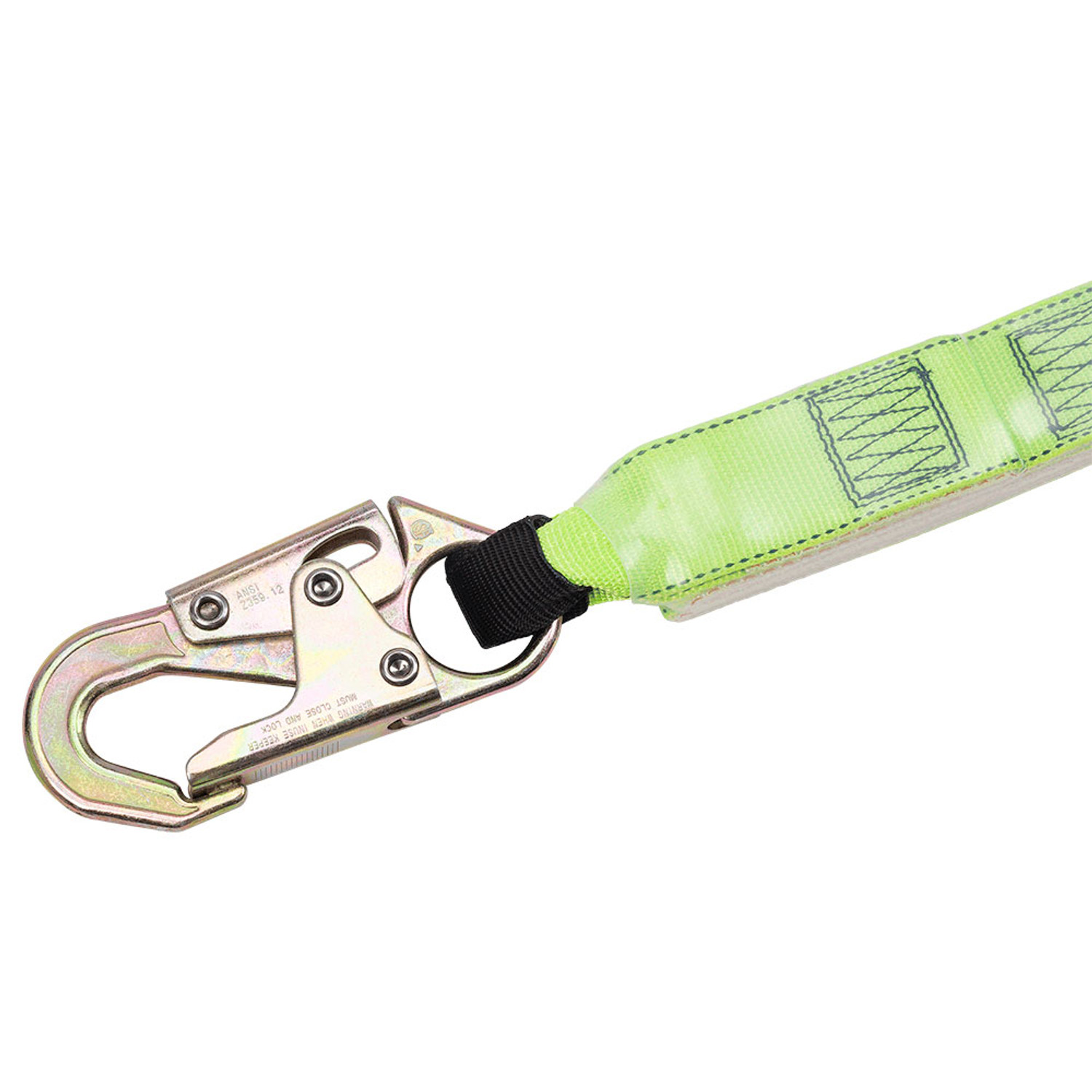 PEAK WORKS Restraint Lanyard - Snap & Foam Hook - 6' (1.8 M