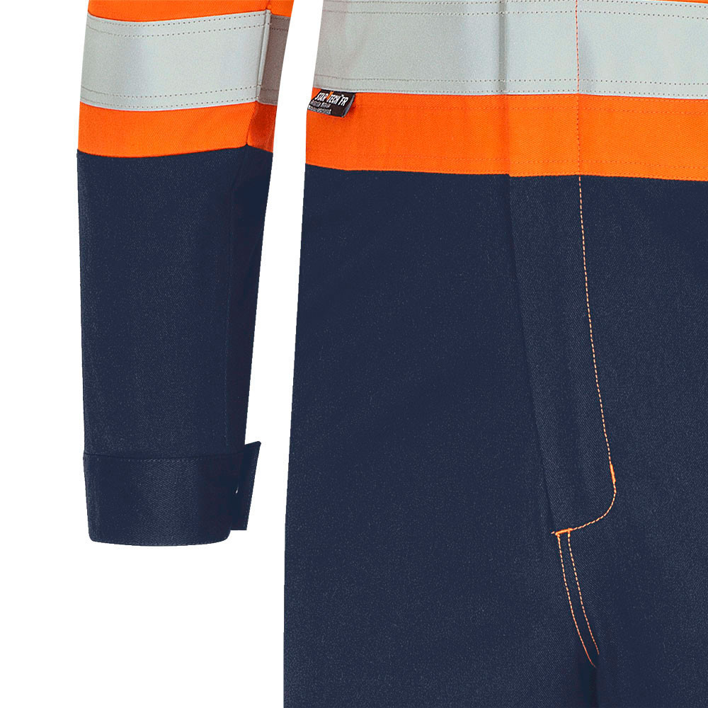 Pioneer 7702BB FR-Tech® Safety Coverall Industrial Wash - Hi-Vis