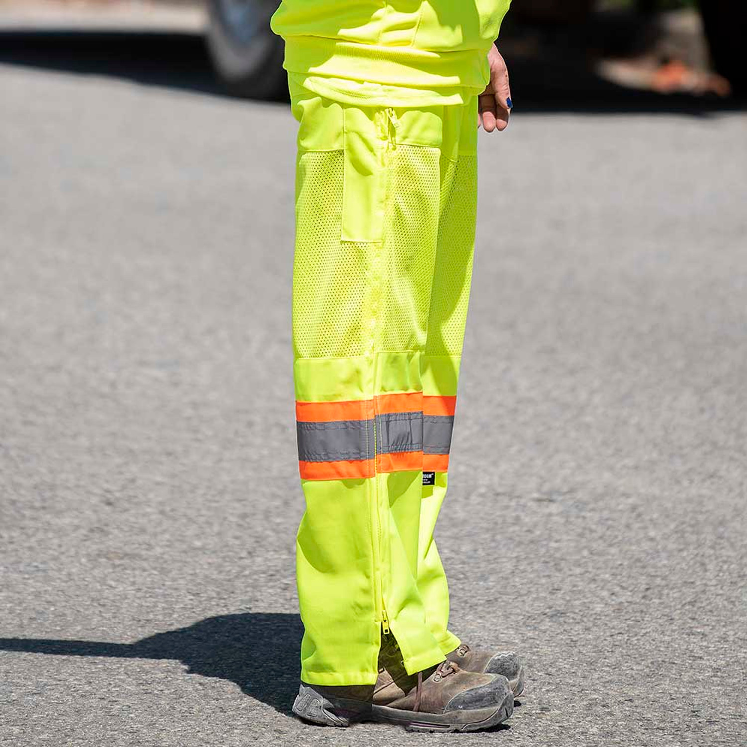 Pioneer 5999PW Women's Traffic Safety Pants - Hi-Vis Yellow/Green