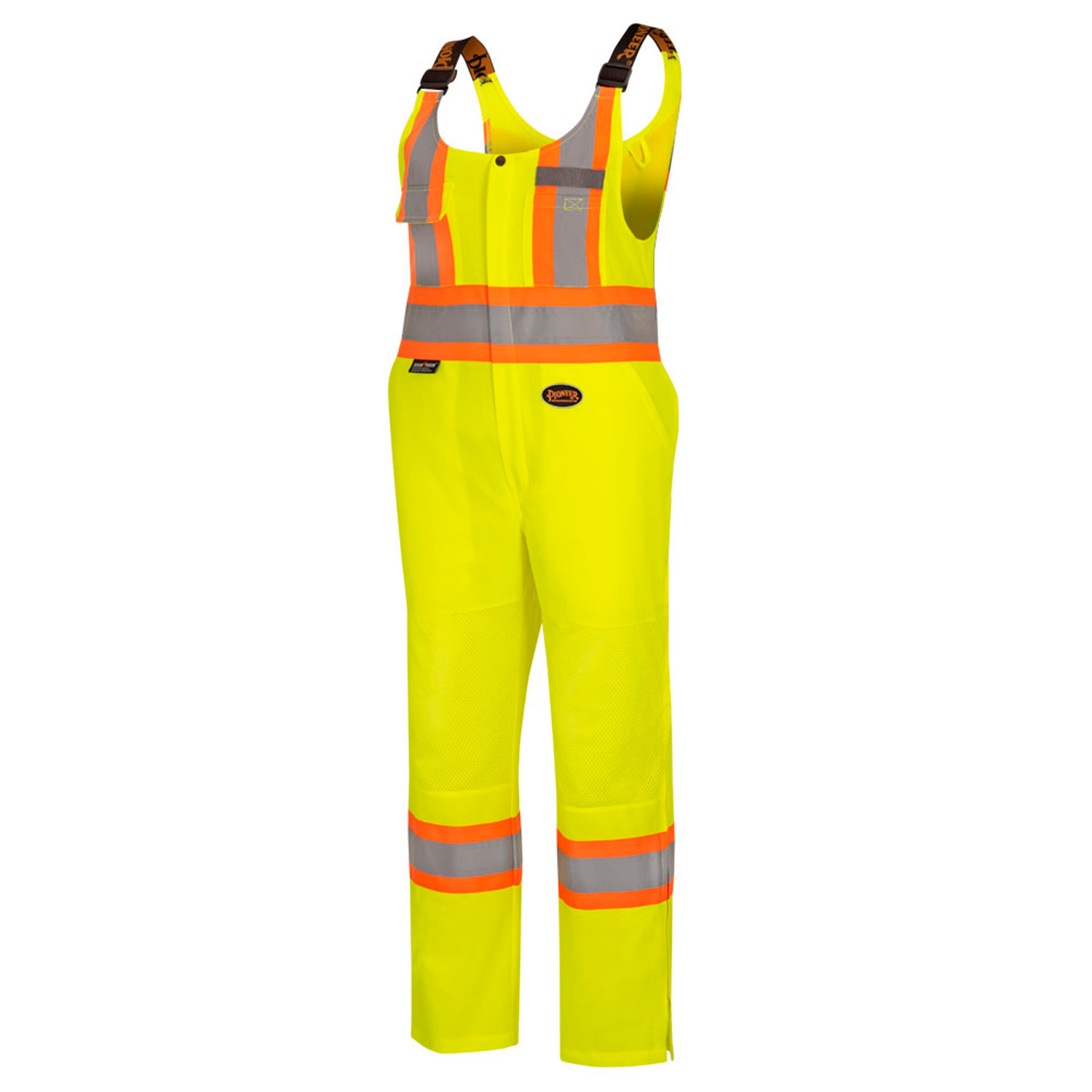 Pioneer 6000W Women's Traffic Safety Overalls - Hi-Vis Yellow/Green