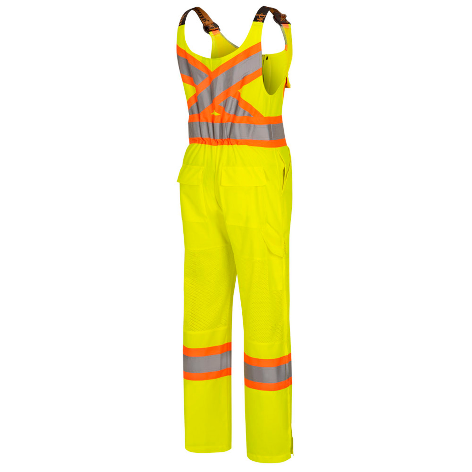 Pioneer 6000W Women's Traffic Safety Overalls - Hi-Vis Yellow/Green