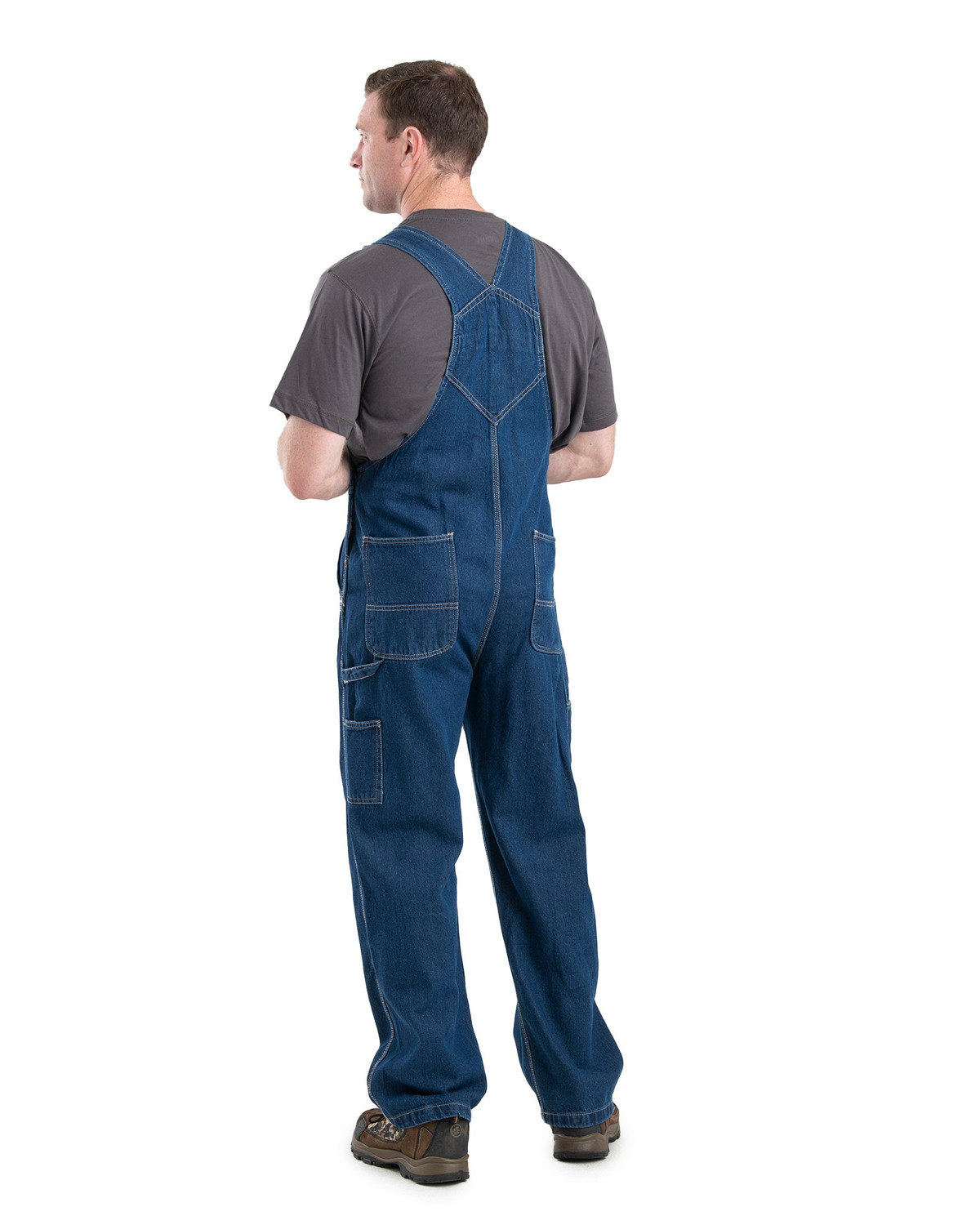 BERNE B910 Heritage Unlined Washed Denim Bib Overall | SafetyWear.ca