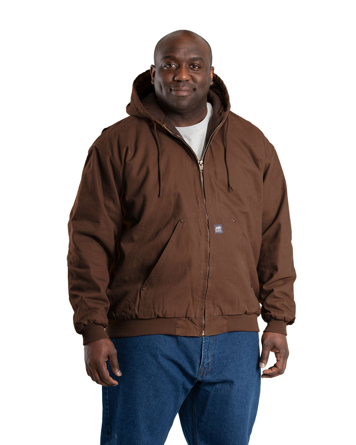 282【美品】キタン PULLOVER WORK JACKET生成りL~XL BERNE HJ375 Heartland Washed Duck Hooded Work Jacket | SafetyWear.ca