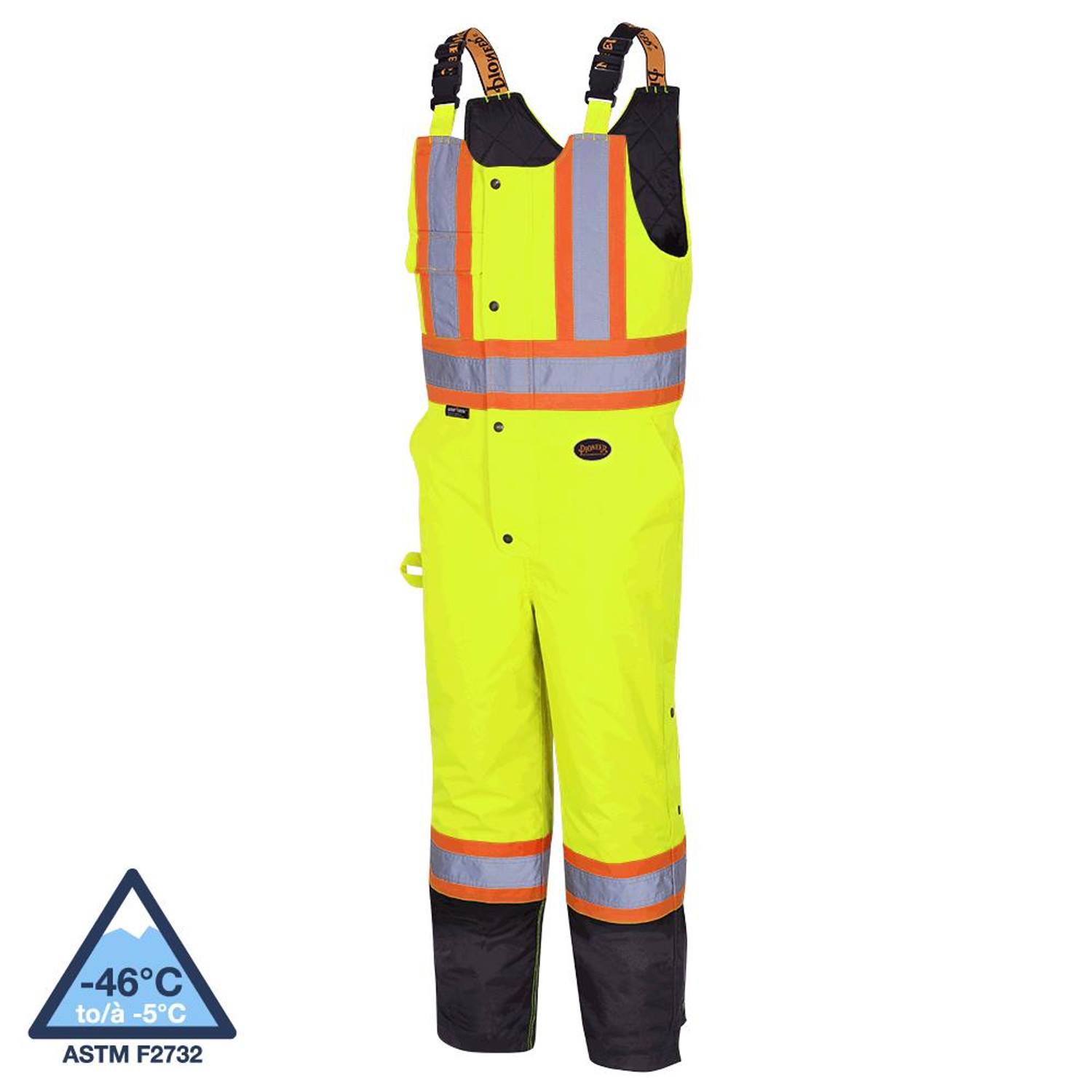 5041BB Quilted Hi-Viz 100% Waterproof Overall | Safetywear.ca