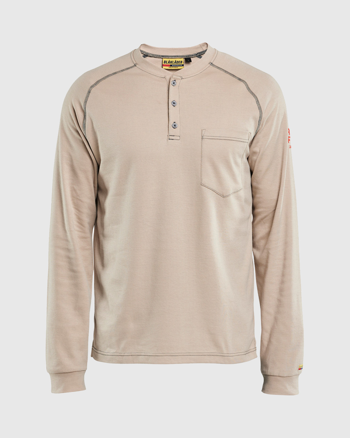 BLAKLADER 3491 FR Light Henley Shirt (9.1cal) - SafetyWear.ca