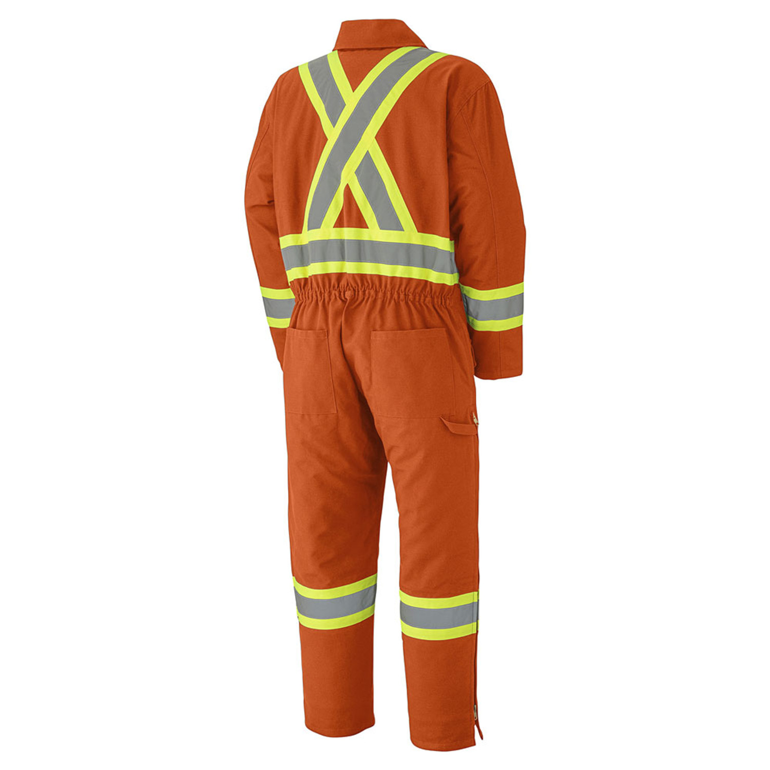 Pioneer 5540A Quilted Cotton Duck Safety Coverall - Orange