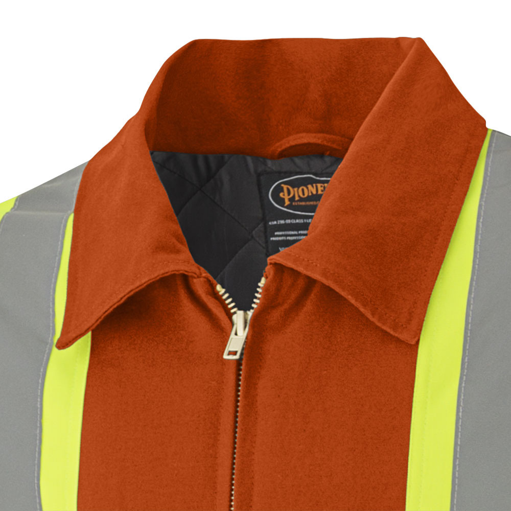 Pioneer 5540A Quilted Cotton Duck Safety Coverall - Orange