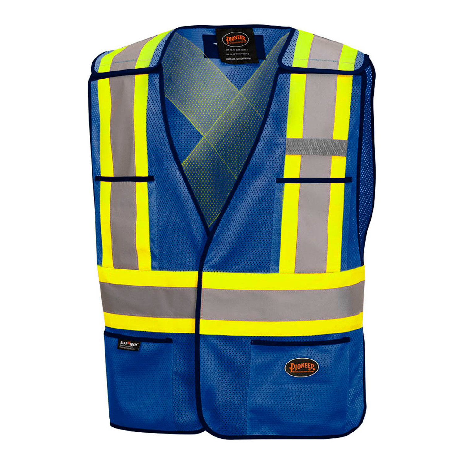 iore イオレ　libertē vest Pioneer Safety Tear-Away Hi-Vis Vest - One Size | SafetyWear.ca
