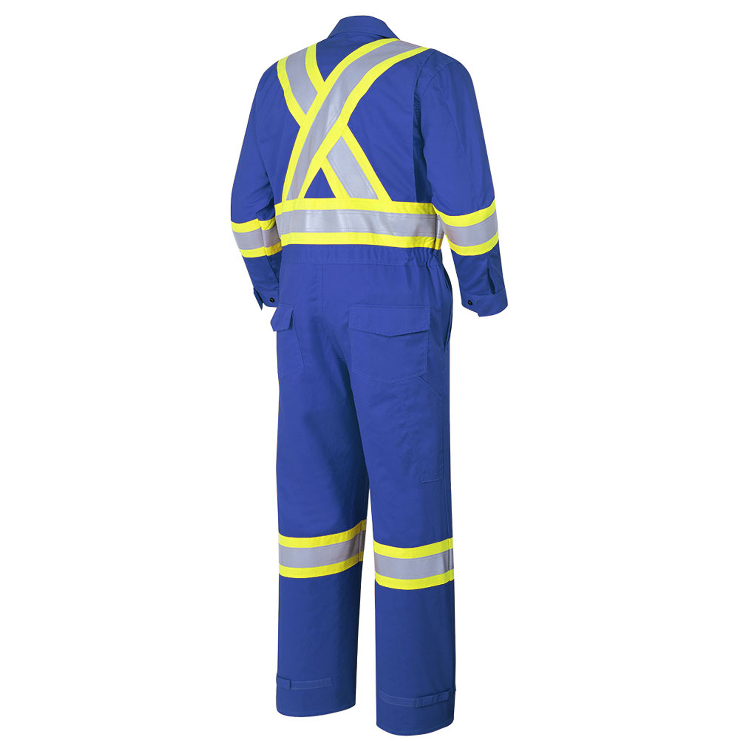 Pioneer 7704 FR-Tech™ Flame Resistant/ARC Rated 7 oz Safety Coverall -  Hi-Vis Royal