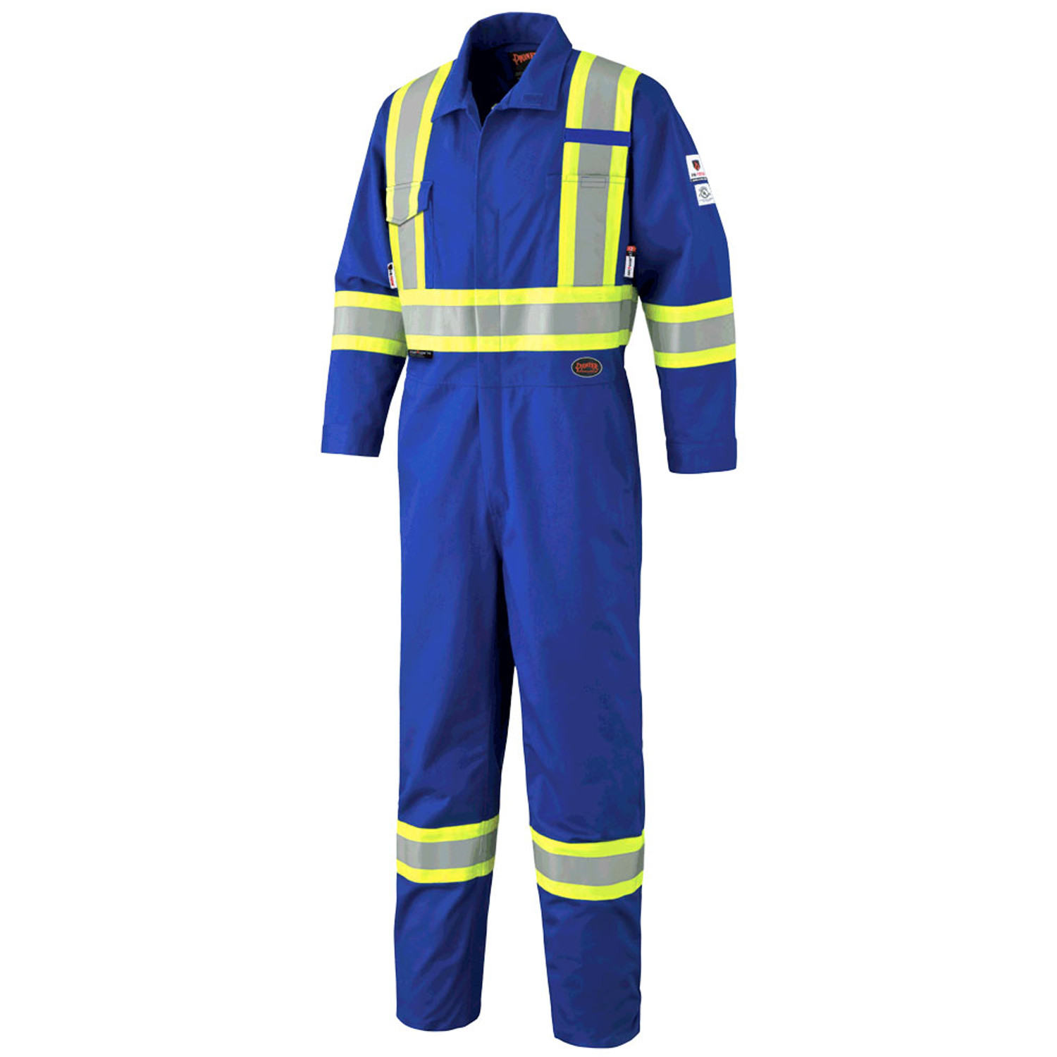 Pioneer 7704T FR-Tech™ Flame Resistant 7 oz Safety Coverall - Hi-Vis Royal  (Tall)