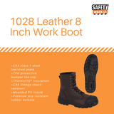 Safety Essential: The 1028 Leather 8 Inch Work Boot