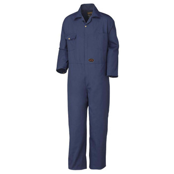 Pioneer 515T Poly/Cotton Coverall - Navy (Tall) | SafetyWear.ca