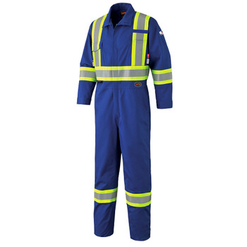 Pioneer 7706 FR-Tech® Flame Resistant/ARC Rated 7oz Coverall - Royal | Safetywear.ca