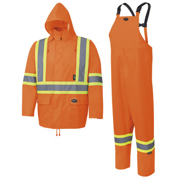 Pioneer 5618 Rainsuit - HI-Viz Orange | Safetywear.ca Pioneer 5618 Rainsuit - HI-Viz Orange | Safetywear.ca