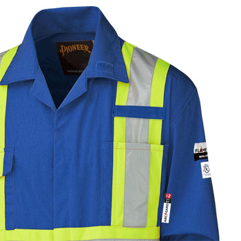 Pioneer 5552 Antistatic Flame Gard Coverall - Royal Blue |Safetywear.ca