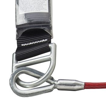 Peakworks SA-5500-4 Shock Absorbing Galvanized Cable Lanyard - (1.2M) | Safetywear.ca