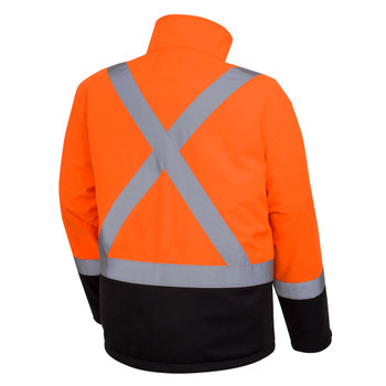 Pioneer 5679 Softshell Mechanical Strength Safety Jacket - Hi-Viz Orange | Safetywear.ca