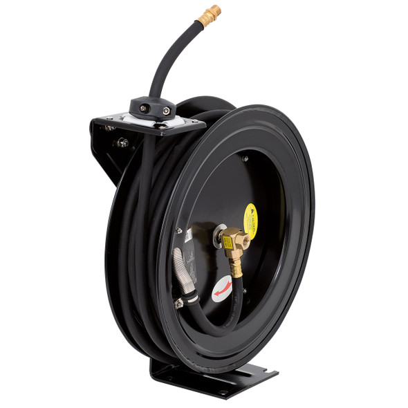 AW3825 3/8 x 25' Retractable Air/Water Hose Reel – Heavy Duty