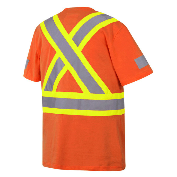 Pioneer 6978 100% Cotton Safety T-shirt - Orange | Safetywear.ca