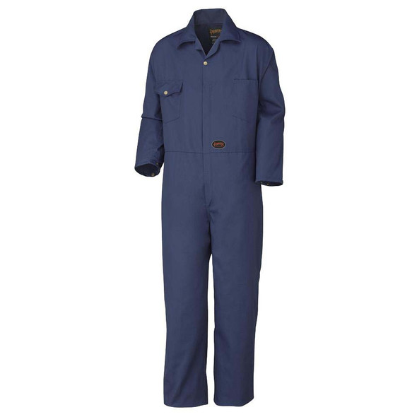 Pioneer 5133T Coverall with Concealed Brass Buttons - Navy (Tall