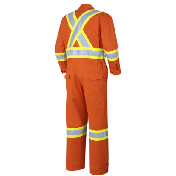 Pioneer 7705T FR-Tech® Flame Resistant/ARC Rated 7oz Safety Coverall - Hi-Viz Orange (Tall) | SafetyWear.ca