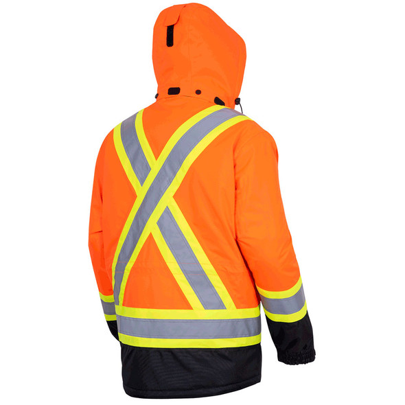 Pioneer 5407 Heated Insulated Safety Jacket - Hi-Viz Orange | Safetywear.ca