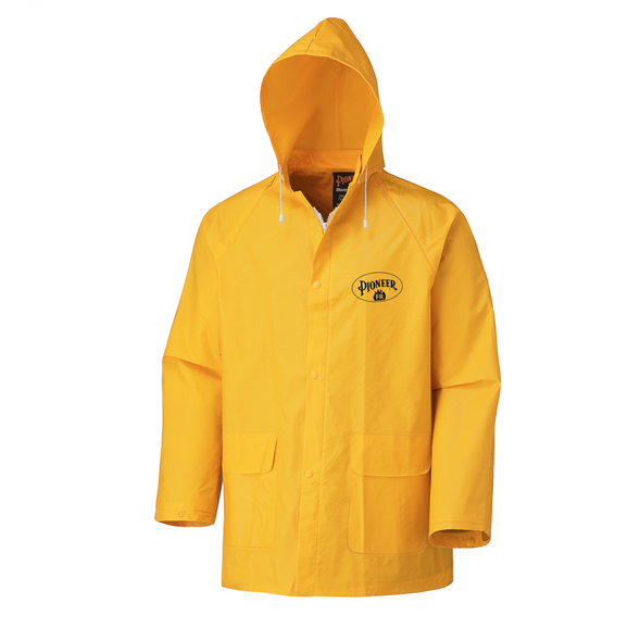 Pioneer Unisex Yellow 3-Piece Rain Suit: Jacket, Detachable Hood