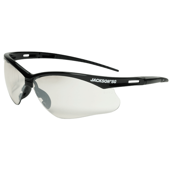 Jackson SG Series Premium Safety Glasses - Anti-Scratch, Interior/Exterior Coating (12 Pack)
