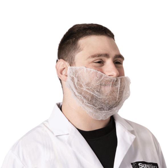 Pioneer 2024 Disposable Beard Mask - White | Safetywear.ca