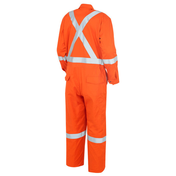 Pioneer 7708A Flame Resistant/ARC Rated Industrial Wash Suitable Coveralls - Hi-Viz Orange (Tall)  | Safetywear.ca