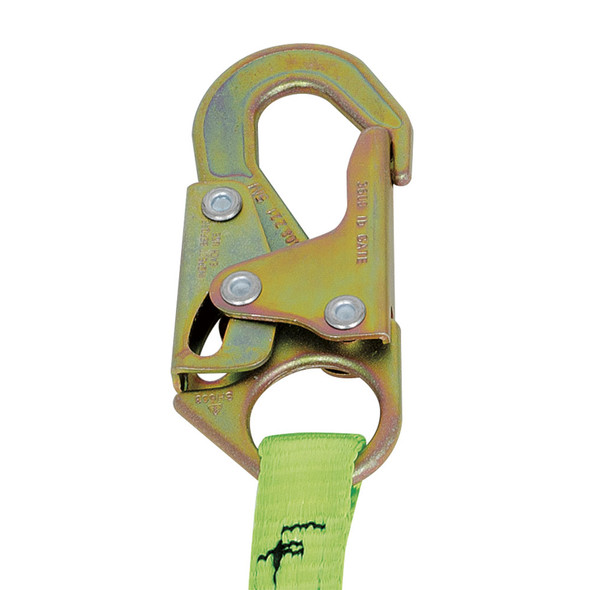 Peakworks SA-5405-4 Shock Absorbing Lanyard - Snap Hooks & Tie Back - 4' (1.2 M) | Safetywear.ca