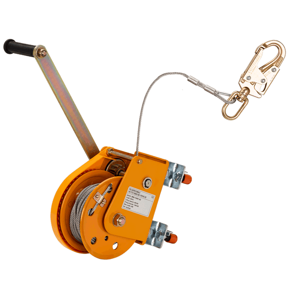 Peakworks confined Space Kit - Replacement 65' Man Winch with 3/16" (5MM) Cable and Swivel Hook | Safetywear.ca