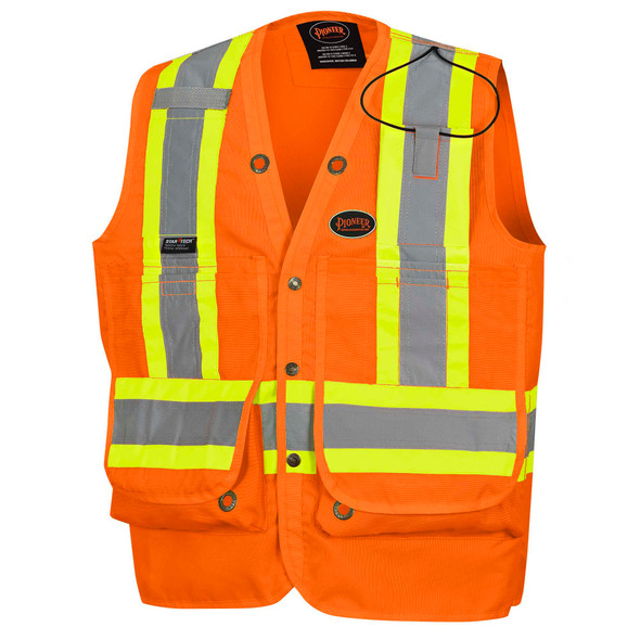 Pioneer 6697/6696 Hi-Vis Surveyor's Safety Vest | SafetyWear.ca