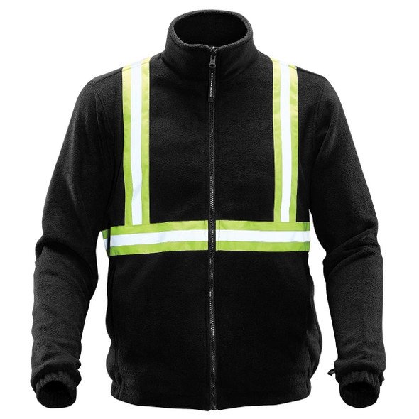 Stormtech XLT-4R Unisex HD 3-In-1 Reflective Jacket - Front | Black